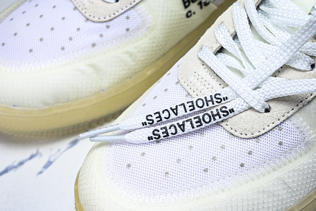 OFF White x Nike AIR FORCE 1 LOW "All White" AO4606-100