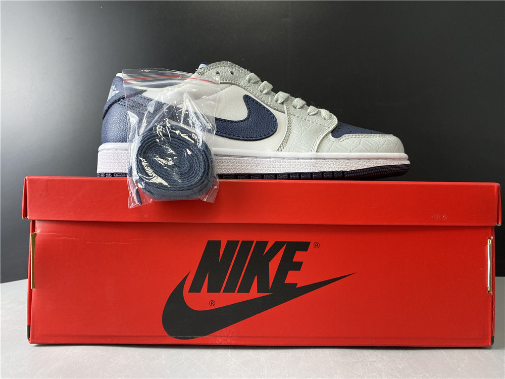 Air Jordan 1 Grey Navy Blue CW8576-200