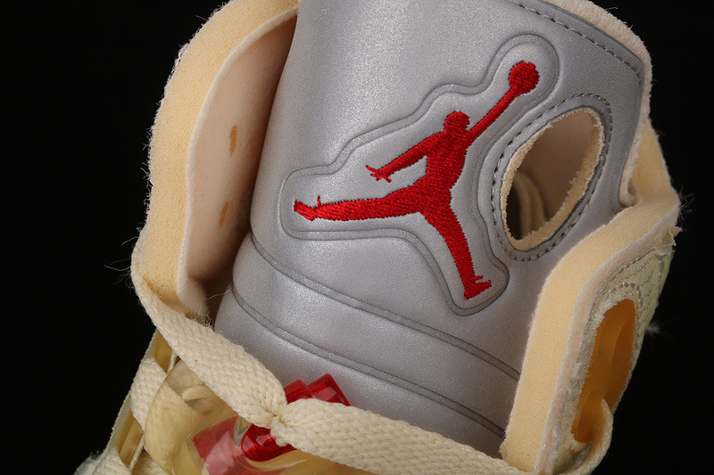 OFF White x Air Jordan 5 “Sail” DH8565-100