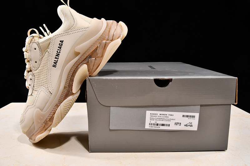 BLCG Triple-S Clear Sole Trainers 544351 W09OH 7083