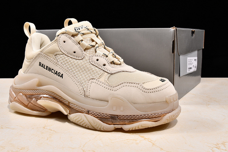 BLCG Triple-S Clear Sole Trainers 544351 W09OH 7083