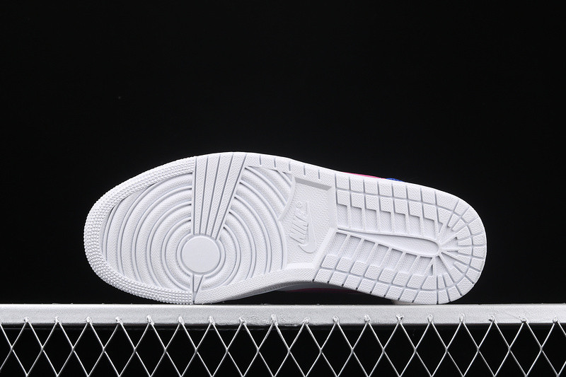 Air Jordan 1 Mid Hyper Royal/Hyper Violet-White 554724-451