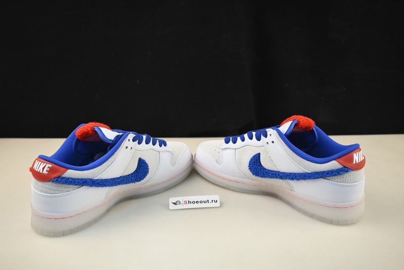 Nike Dunk Low Year of the Rabbit "White/Crimson-Varsity Royal" FD4203-161