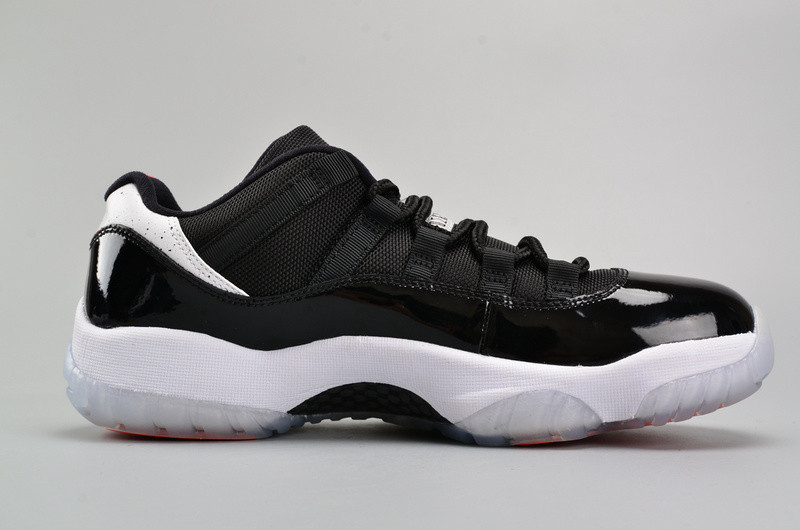 AIR JORDAN 11 RETRO LOW "INFRARED 23" black mens 528895-023