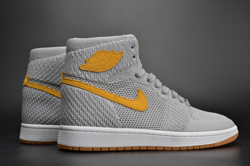 AIR JORDAN 1 FLYKNIT “WOLF GREY” mens 919704-025