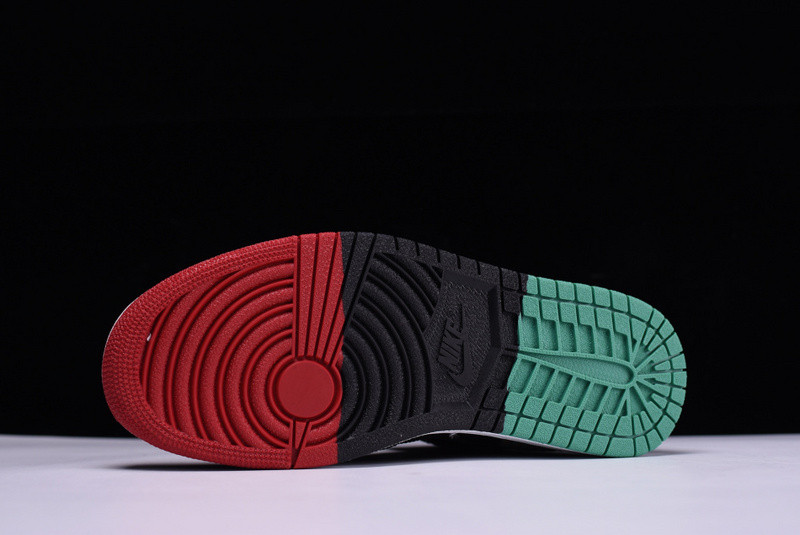 AIR JORDAN 1 RETRO HIGH FLYKNIT “BHM” Black/Lucid Green mens AA2426-026