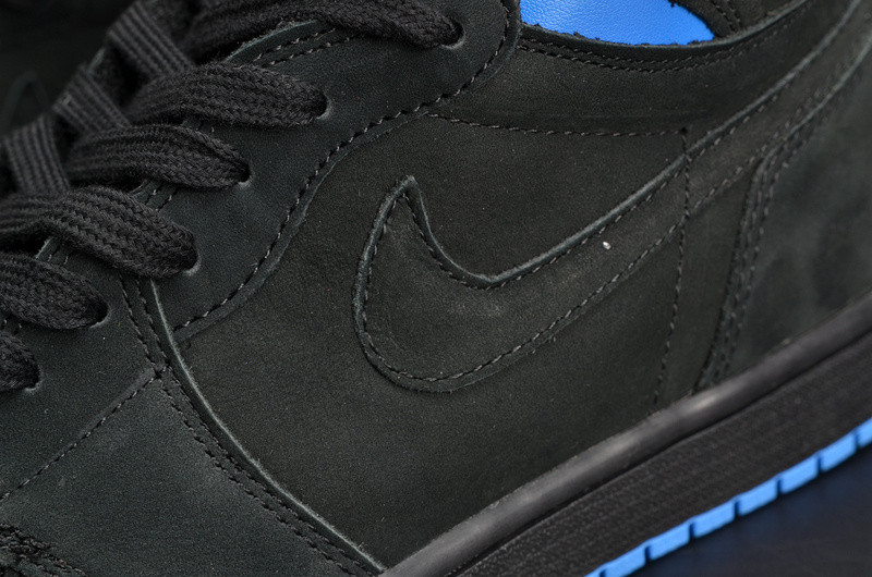 Air Jordan 1 Retro High OG “Quai 54”  Black/Italy Blue-University Red mens AH1040-054