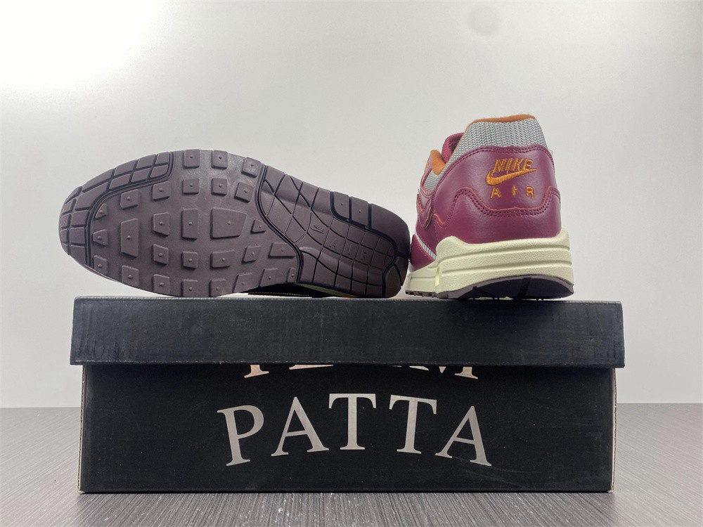 Nike Air Max 1 Patta Waves Rush Maroon  DO9549-001
