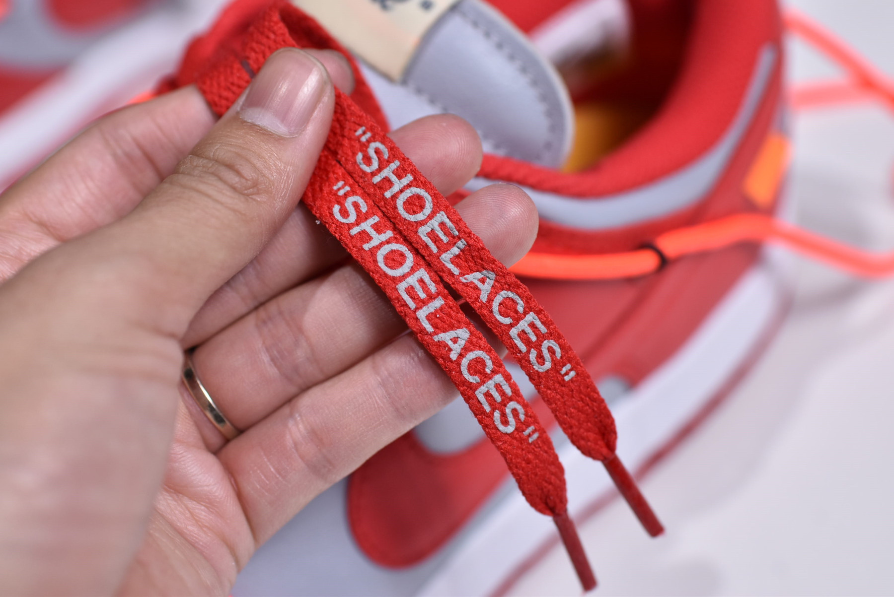 OF x Nike Dunk Low University Red CT0856-600