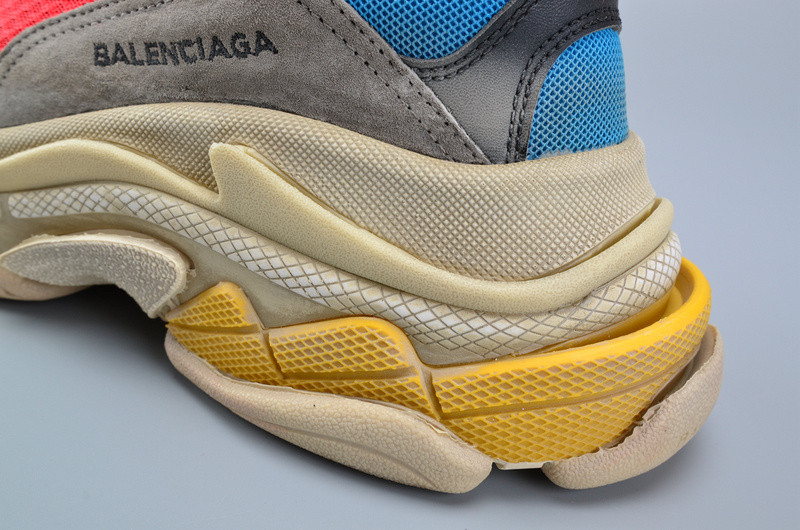 BLCG TRIPLE S TRAINER RED/ BLUE/ YELLOW 490673-W06E3-4365