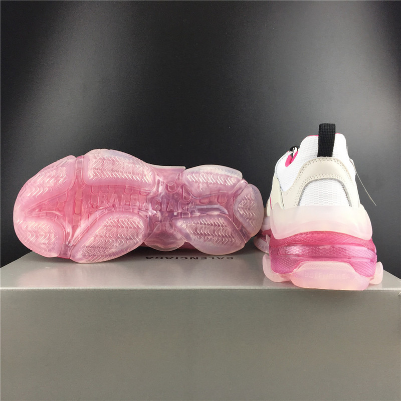 BLCG Triple S Clear Sole White Pink 544351 W09E1 1633