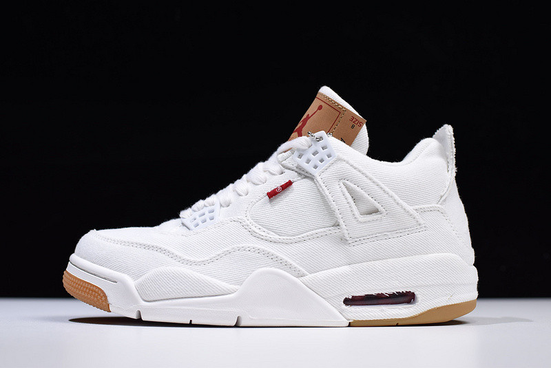 Levi''s x Air Jordan 4 ''White'' AO2571-100
