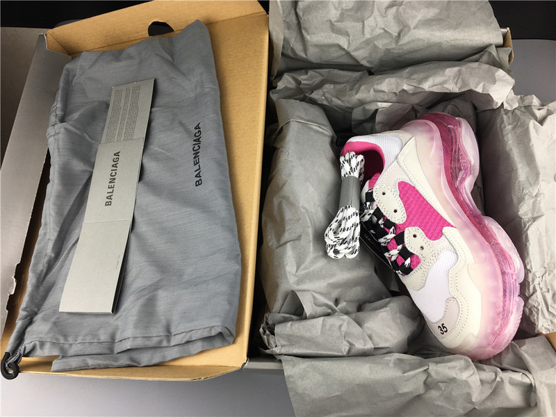 BLCG Triple S Clear Sole White Pink 544351 W09E1 1633