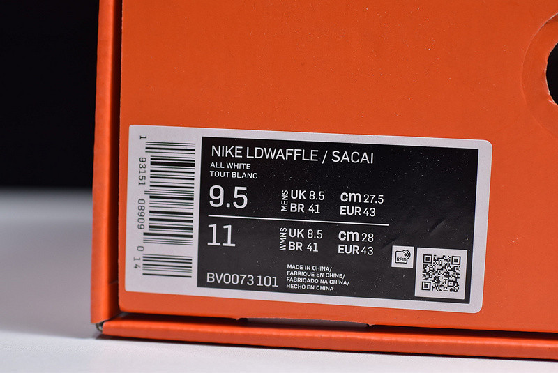 Nike LD Waffle Sacai White Nylon BV0073-101