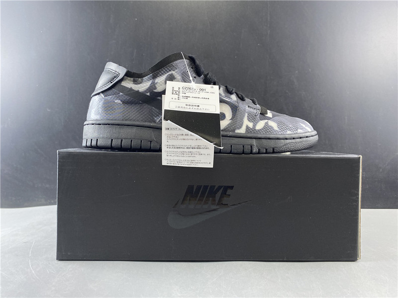 Comme des Garcons x Nike Dunk Low Print Black CZ2675-001