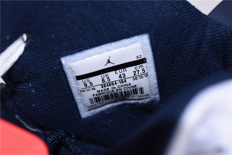 Air Jordan 6 Retro Tinker White/Infrared 23-Neutral Grey-Sail 384664-104