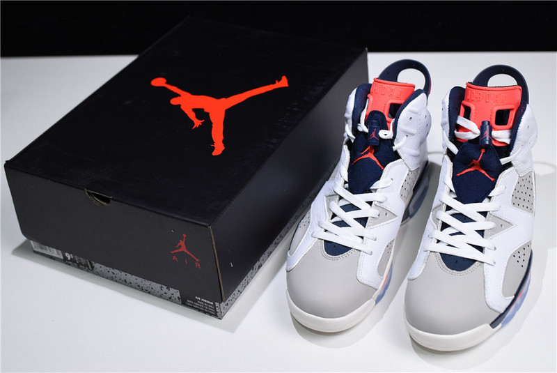 Air Jordan 6 Retro Tinker White/Infrared 23-Neutral Grey-Sail 384664-104