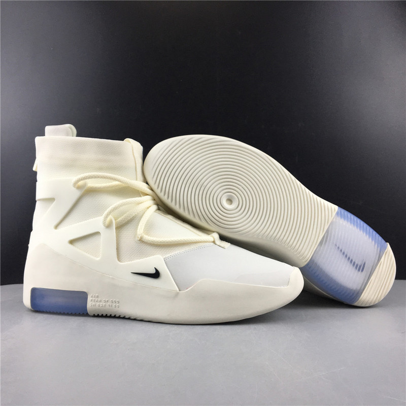 Nike Air Fear Of God 1 Sail Black AR4237-100
