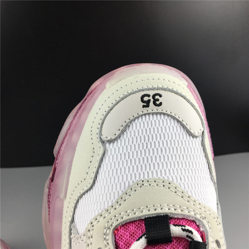 BLCG Triple S Clear Sole White Pink 544351 W09E1 1633