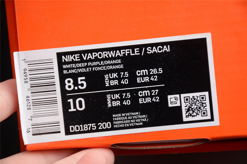 Nike Vaporwaffle sacai Dark Iris  DD1875-500