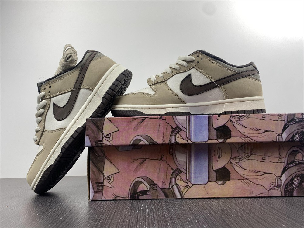 Otomo Katsuhiro x Nike SB Dunk Low Steamboy OST White Brown LF0039-002