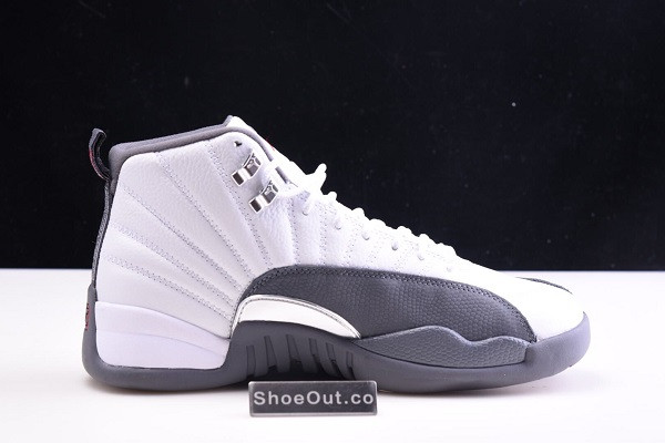 Air Jordan 12 Retro White Dark Grey 130690-160