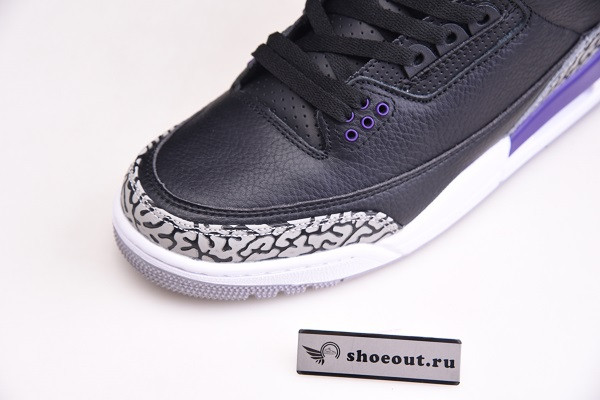 Air Jordan 3 Black “Court Purple” CT8532-050