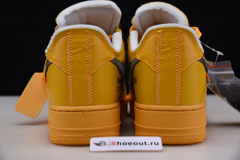 Nike Air Force 1 Low OFF White University Gold Metallic Silver DD1876-700