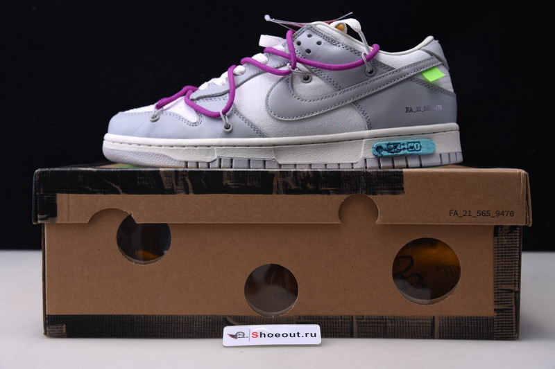 OF x Nk Dunk Low NO.45 Of 50 DM1602-101