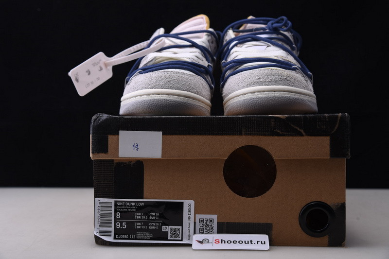 OF x Nk Dunk Low NO.18 Of 50 DJ0950-112