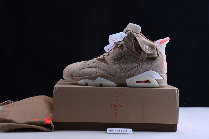 Jordan 6 Retro Travis Scott British Khaki DH0690-200