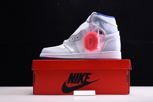 Air Jordan 1 Retro High Zoom White Racer Blue CK6637-104