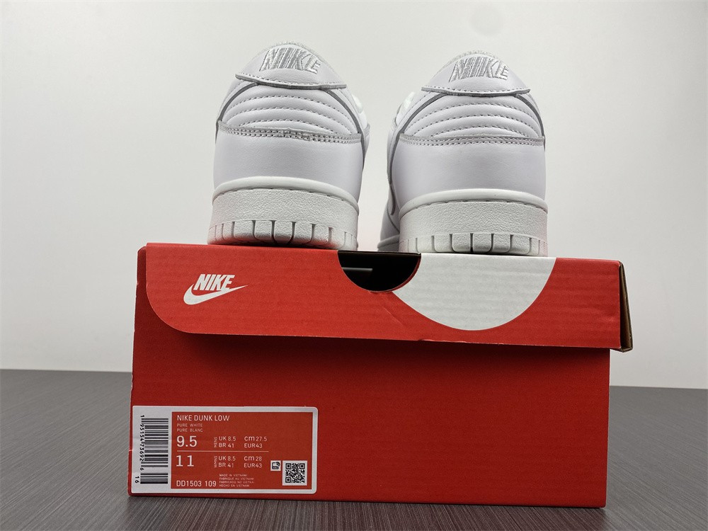 Nike Dunk Low “Triple White” DD1503-109