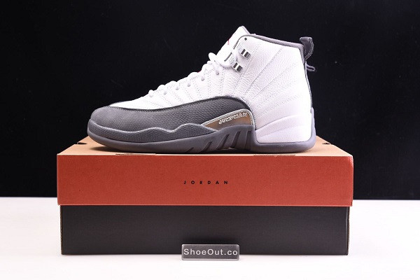 Air Jordan 12 Retro White Dark Grey 130690-160