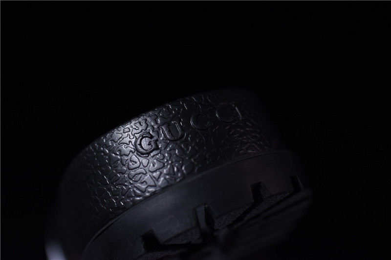 GC Leather SLIDE SANDAL black WITH GG LOGO