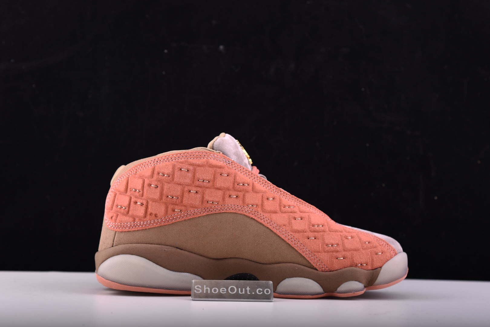 CLOT x Air Jordan 13 Low Sepia Stone/Canteen-Terra Blush AT3102-200
