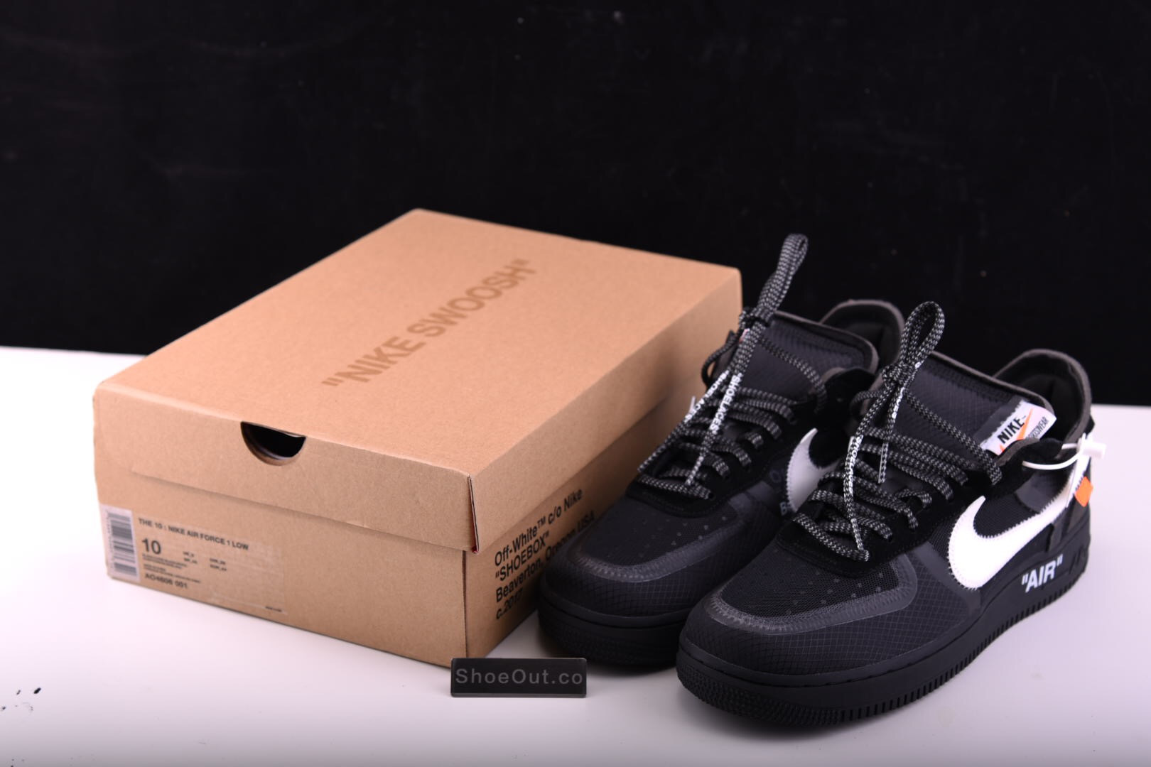 OFF White x Nike Air Force 1 Low Black AO4606-001