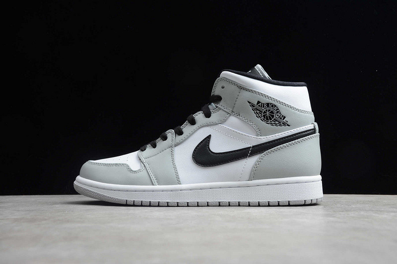 Jordan 1 Mid Light Smoke Grey 554724-092