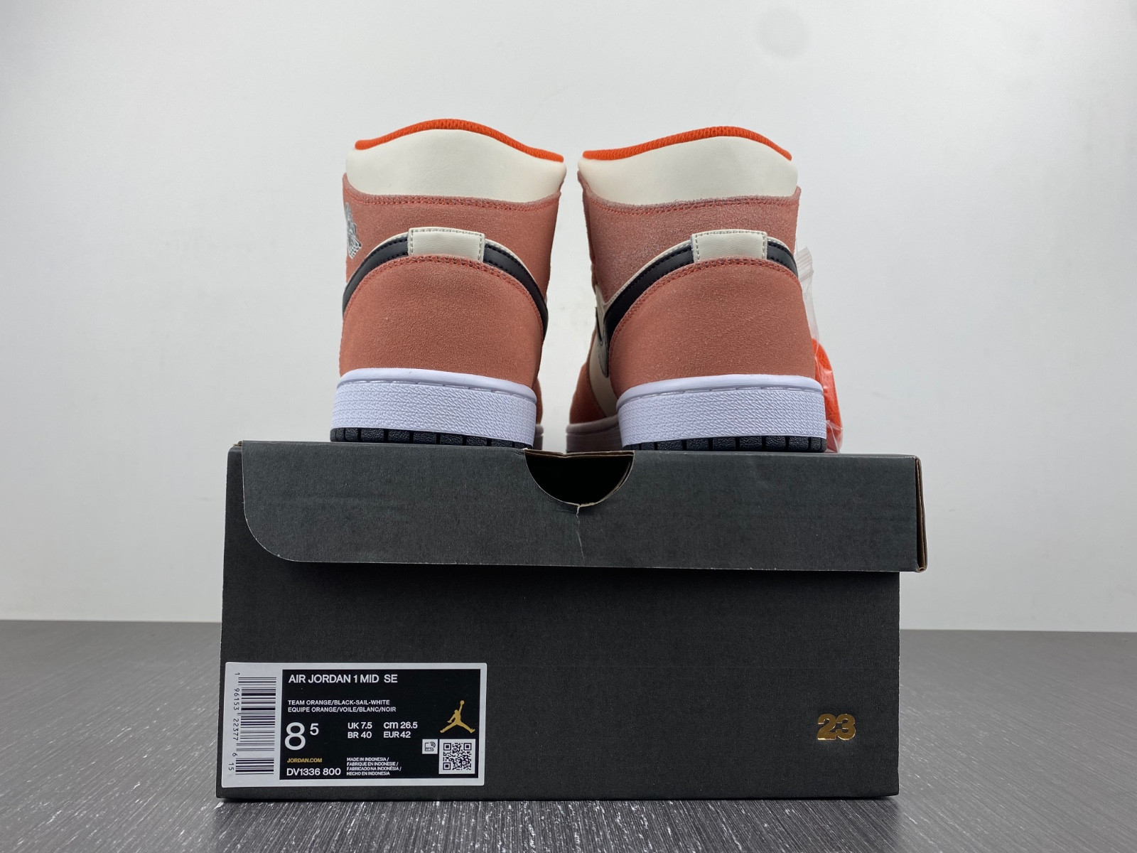 Air Jordan 1 Mid GS “Orange Suede” DV1336-800