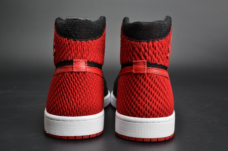 Nike Air Jordan 1 Retro High Flyknit “Banned” red mens 919704-001