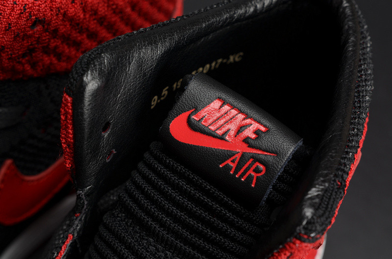 Nike Air Jordan 1 Retro High Flyknit “Banned” red mens 919704-001