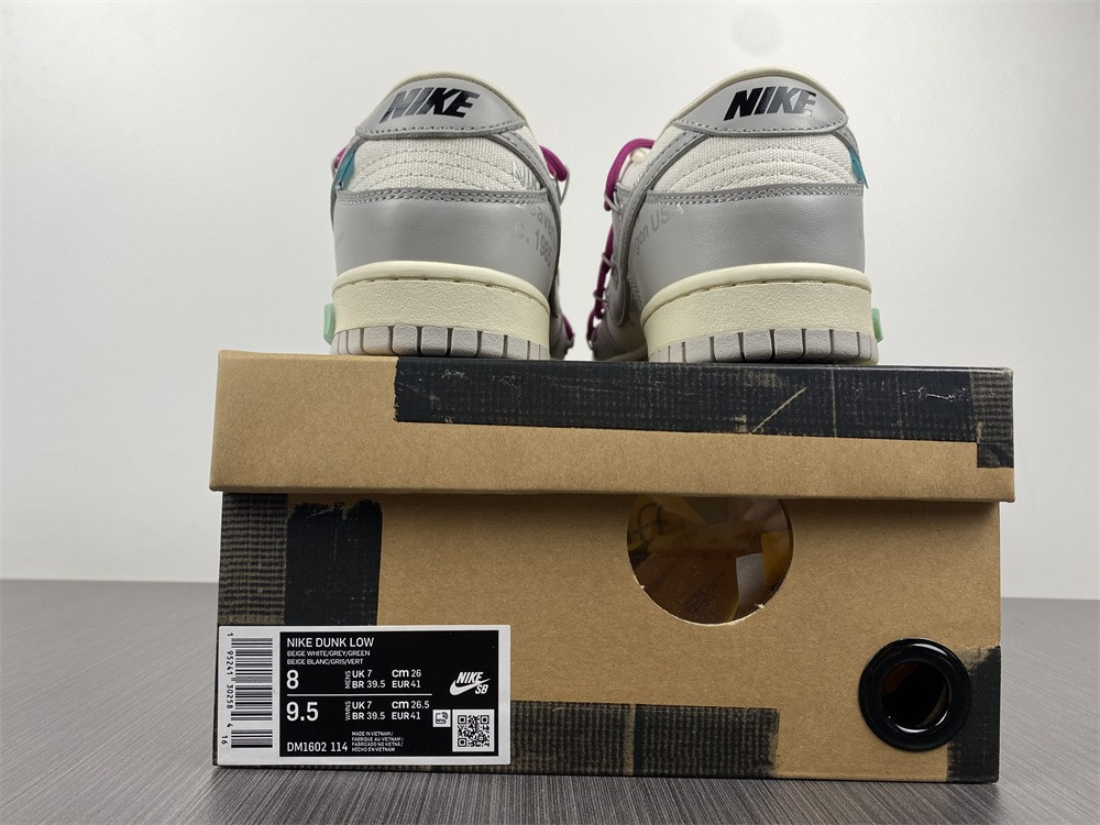 OF x Nike SB Dunk Low  Lot 1  DM1602-114