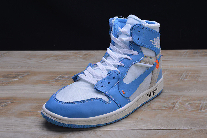 OFF WHITE Air Jordan 1 Powder Blue UNC AQ0818-148
