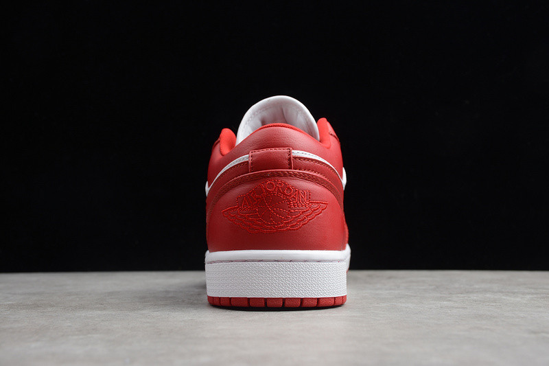 Air Jordan 1 Low  Gym Red White 553558-611