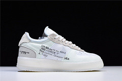 OFF White x Nike AIR FORCE 1 LOW "All White" AO4606 100