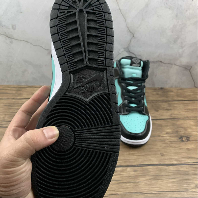 Nike SB Dunk High Diamond Supply Co. Aqua Blue 653599-400