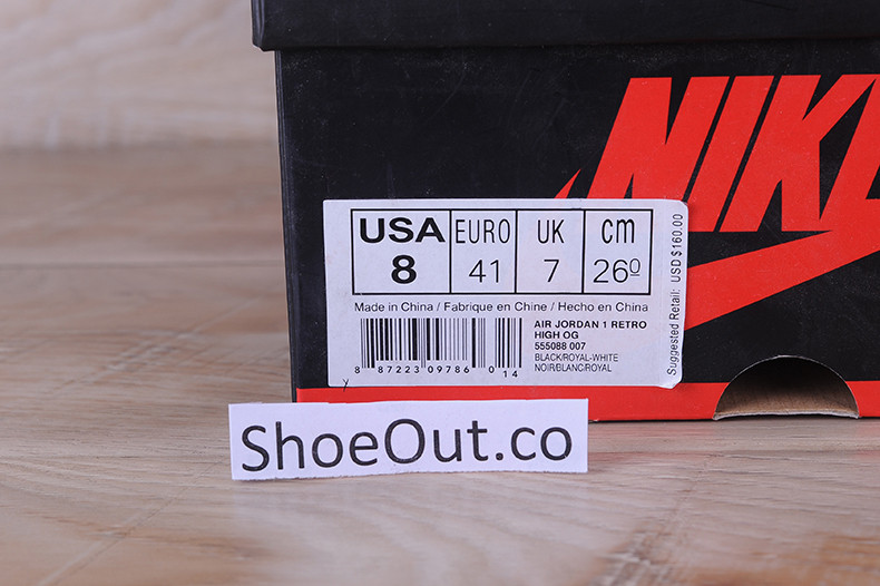 Air Jordan 1 Retro High OG 2017 Royal Blue 555088-007